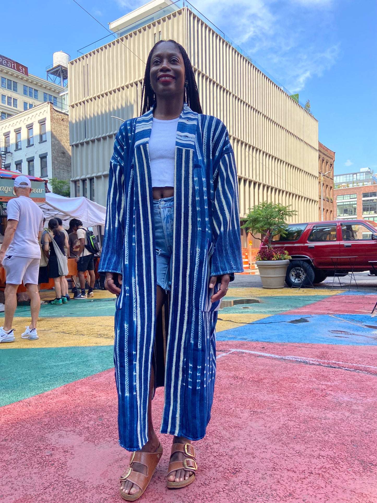 The Vintage Mudcloth Kimono