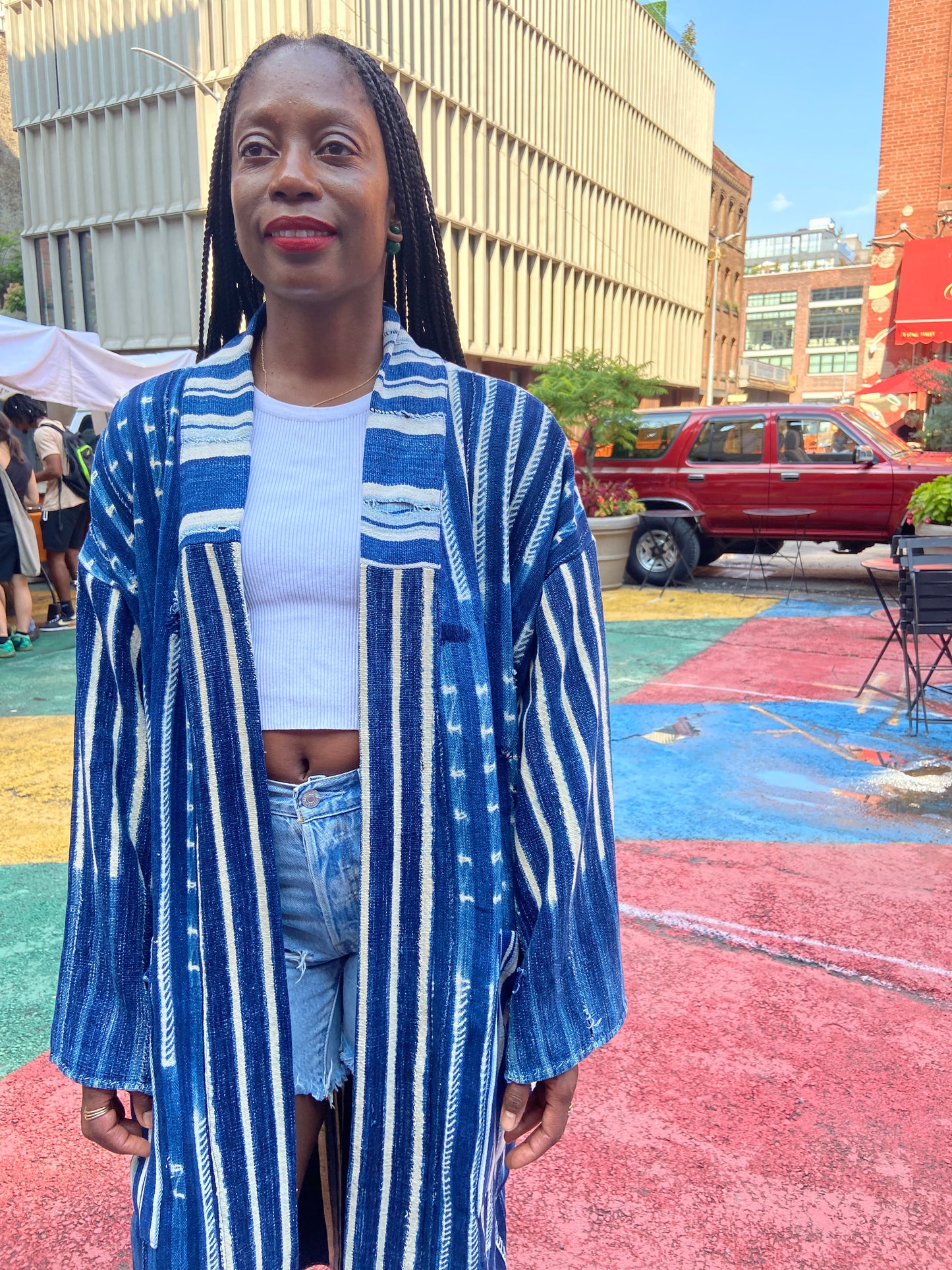The Vintage Mudcloth Kimono