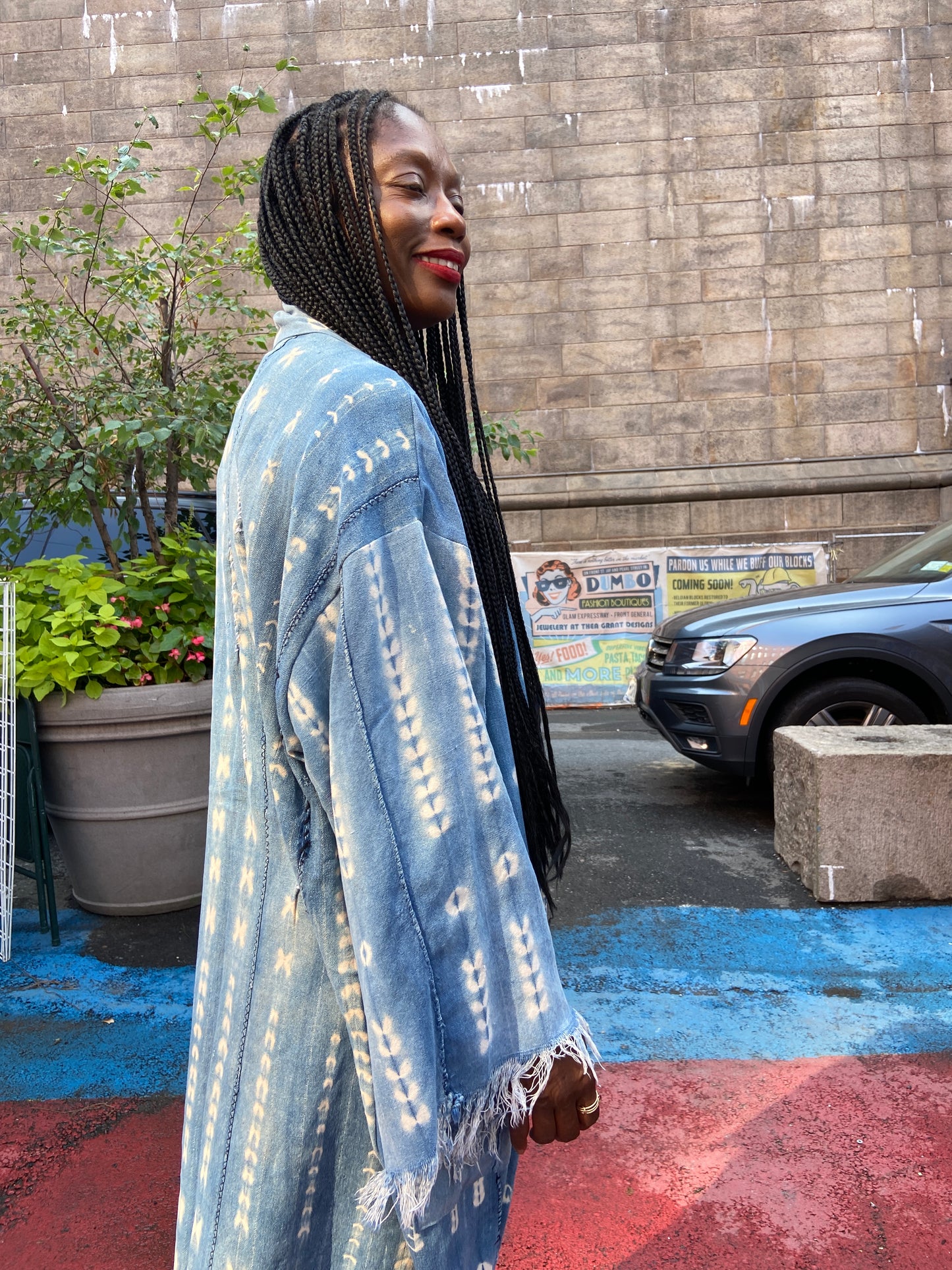 The Vintage Mudcloth Kimono