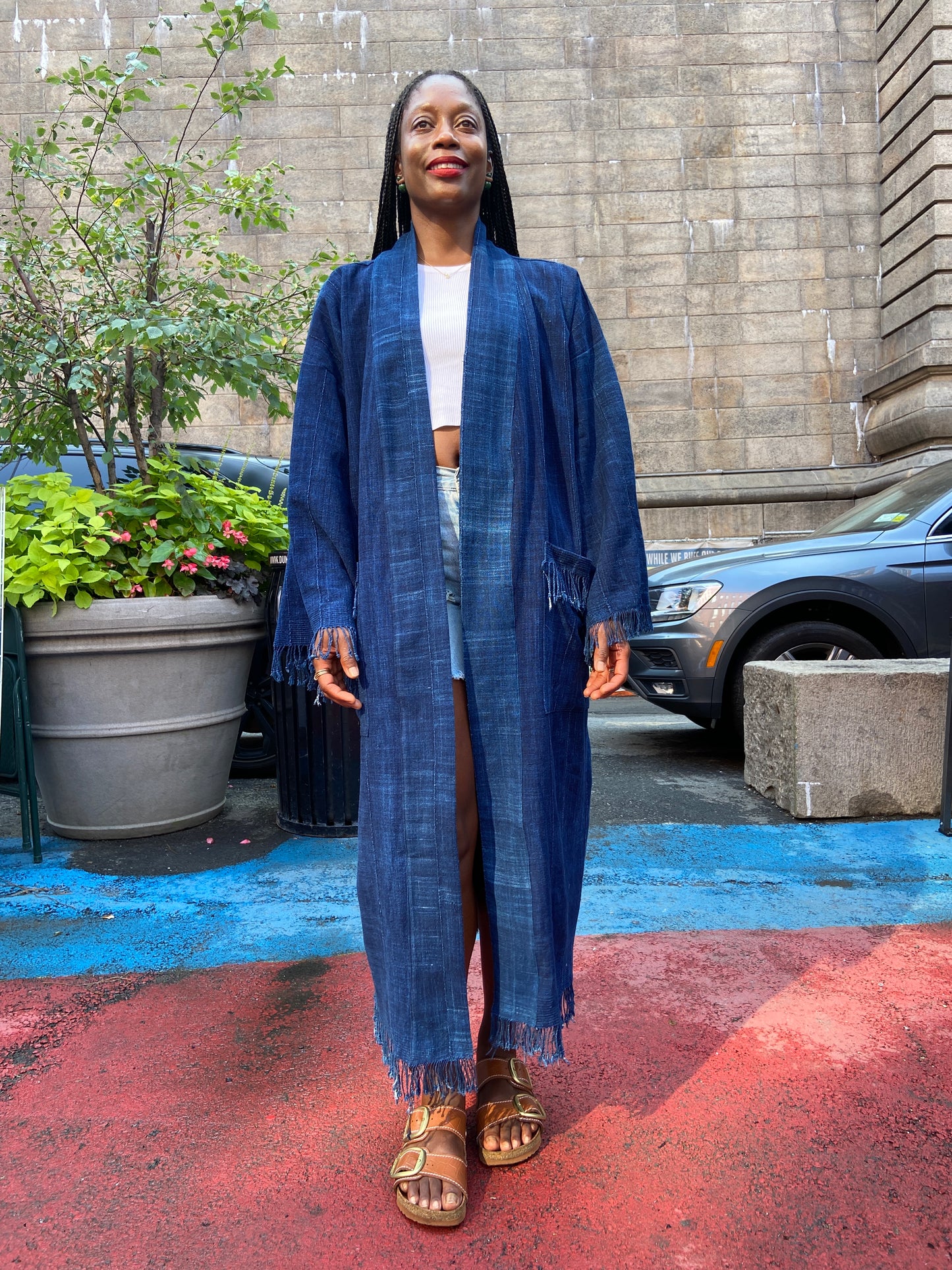 The Vintage Mudcloth Kimono