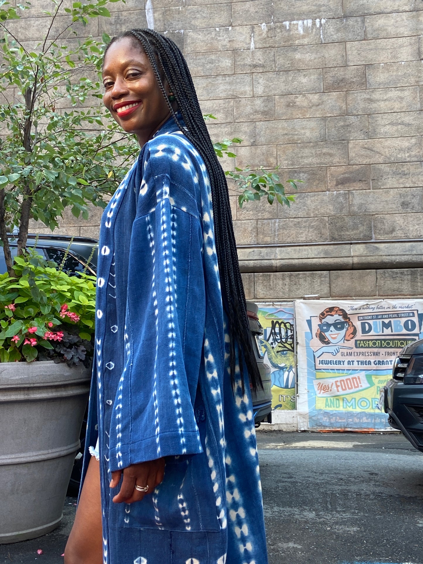 The Vintage Mudcloth Kimono