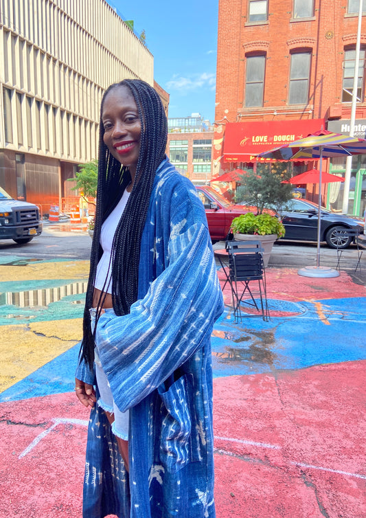 The Vintage Mudcloth Kimono