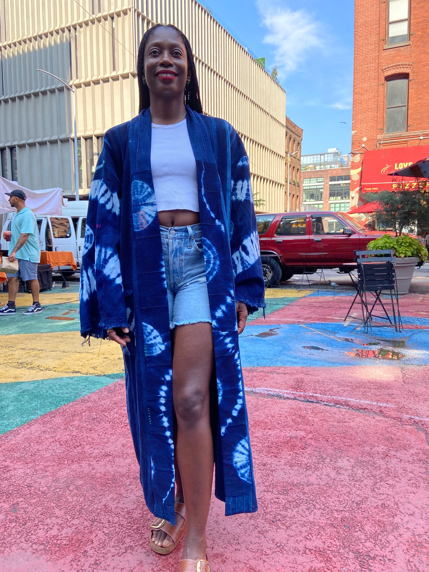 The Vintage Mudcloth Kimono