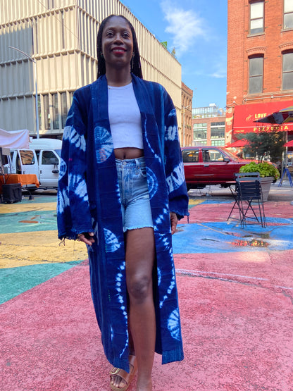 The Vintage Mudcloth Kimono