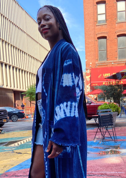 The Vintage Mudcloth Kimono