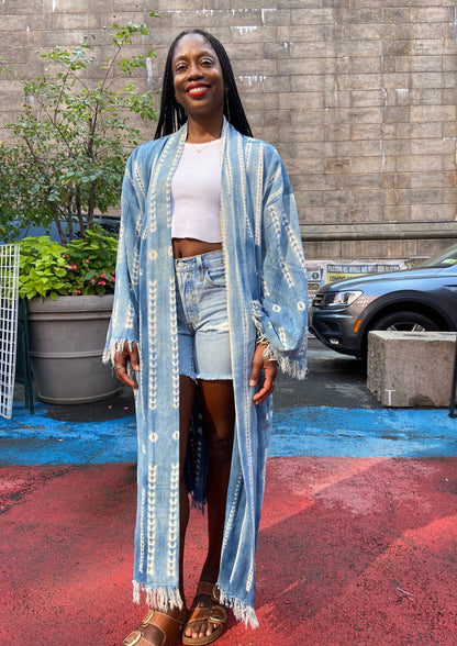 The Vintage Mudcloth Kimono