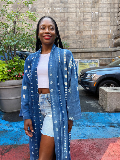 The Vintage Mudcloth Kimono