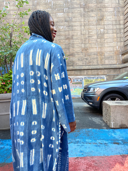 The Vintage Mudcloth Kimono