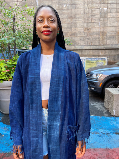 The Vintage Mudcloth Kimono
