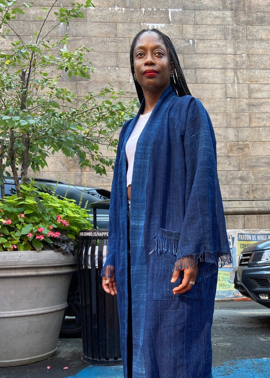 The Vintage Mudcloth Kimono