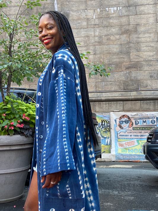 The Vintage Mudcloth Kimono