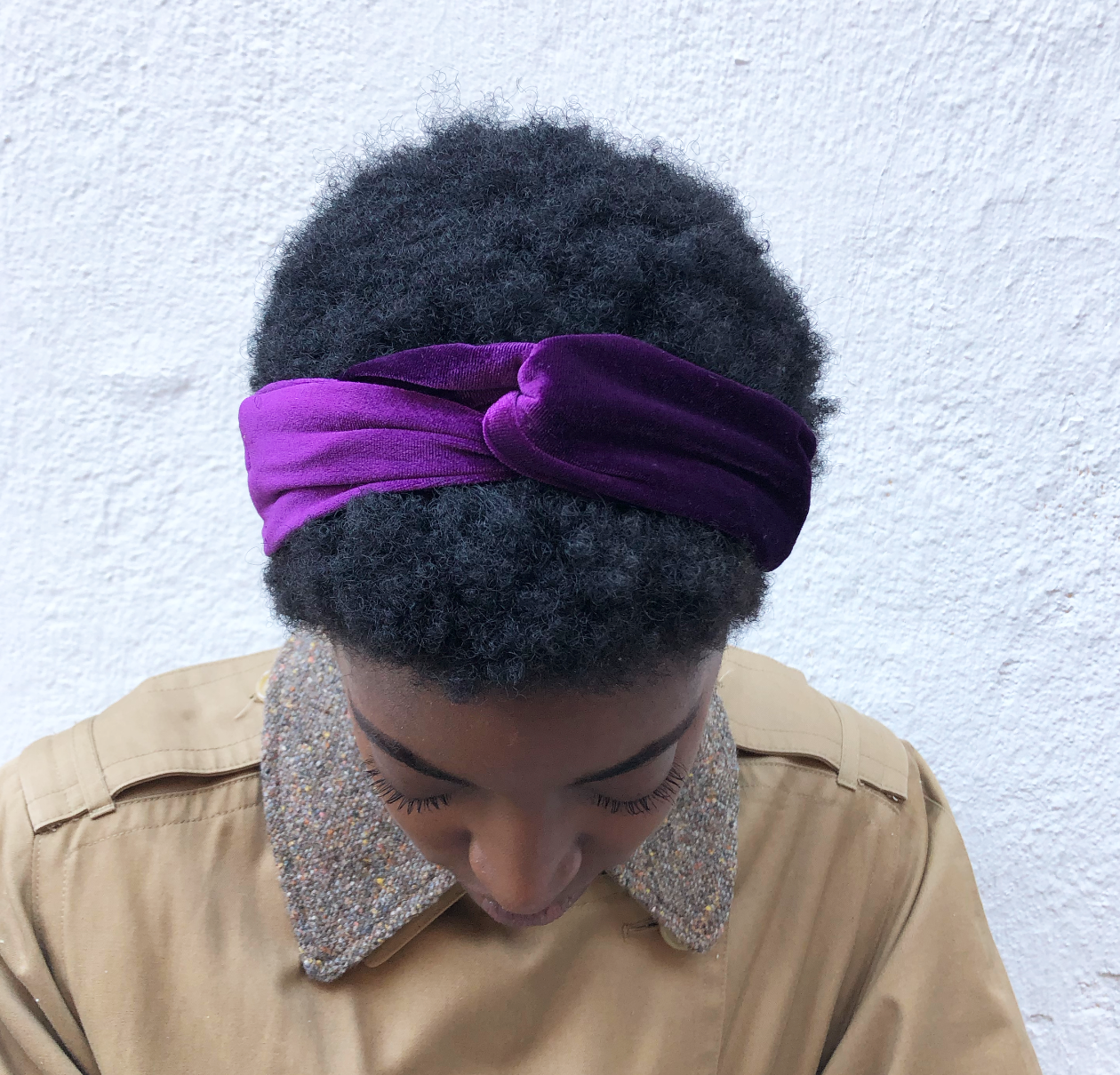Plum Velvet Headband